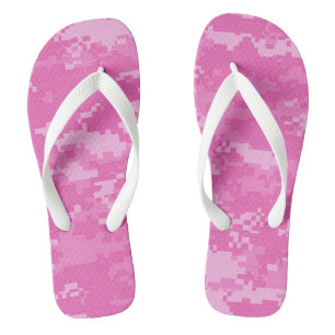 Pink ARMY ACU Camo Camouflage Flip Flop Sandals