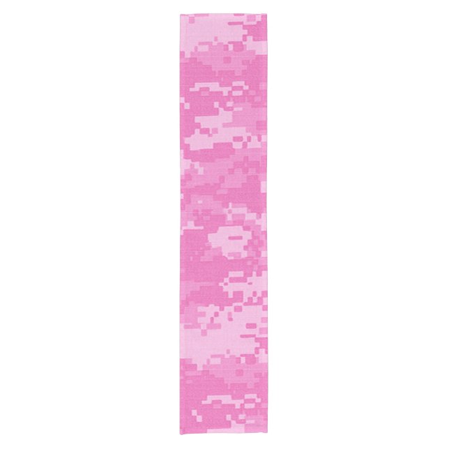 Pink ARMY ACU Camo Camouflage Table Runner (Front)