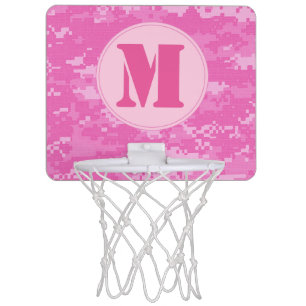 Pink ARMY ACU Camo Mini Basketball Hoop Game