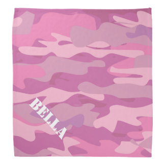 Pink Army camouflage dog bandana | Hunting camo