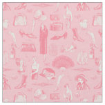 pink art deco 1920s flapper glamour feminine  fabric