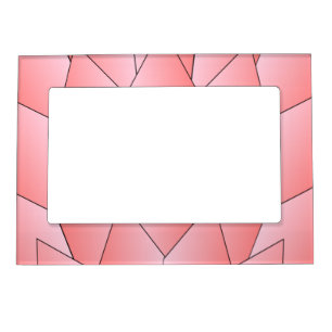 Pink Art Deco Design Magnetic Frame
