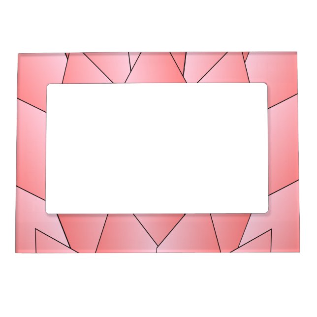 Pink Art Deco Design Magnetic Frame (Front)