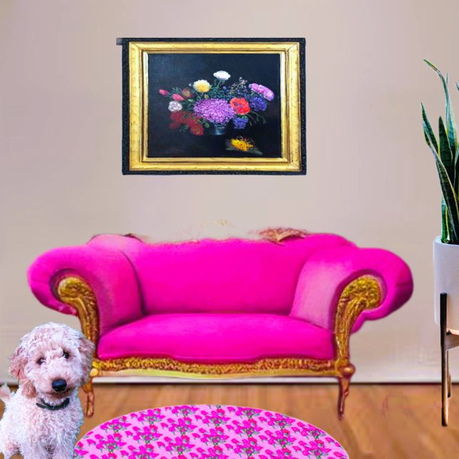 Pink Artful Rose Rug (Creator Uploaded)