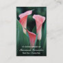 Pink arum lily | Memorial Funeral Prayer cards