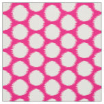 Pink Asian Moods Ikat Dots Fabric