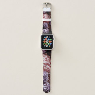Pink Aster Bouquet: Baroque Lighting. Apple Watch Band