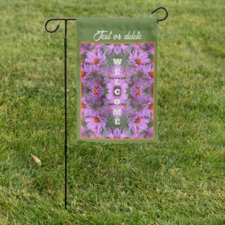 Pink Aster Flowers Abstract Personalized