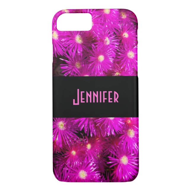 Pink Aster Flowers Case-Mate iPhone Case (Back)