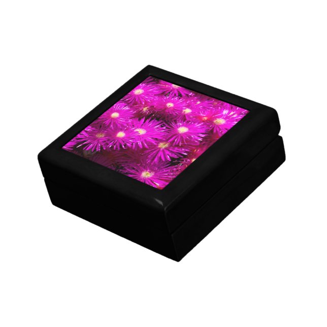 Pink Aster Flowers Gift Box (Side)