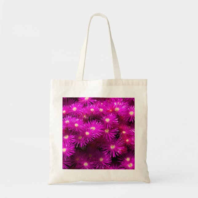Pink Aster Flowers Tote Bag (Front)