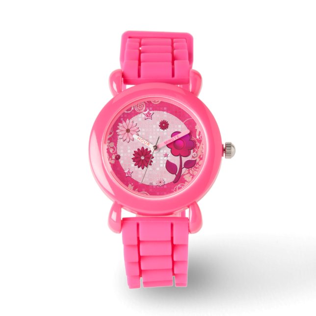 Pink at Play Jeweled TWEEN TEEN Watch (Front)