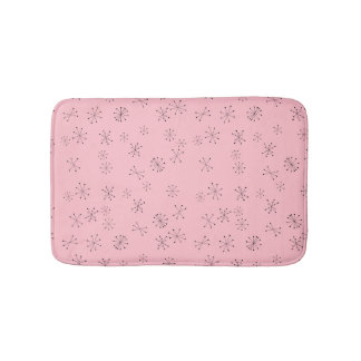 Pink Atomic Age Bathroom Mat