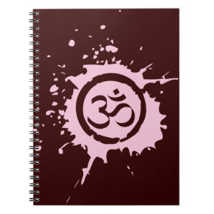 Pink Aum Organic Planet Notebook Journal