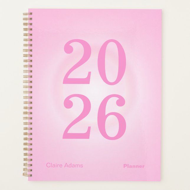 Pink Aura Big Year Planner (Front)