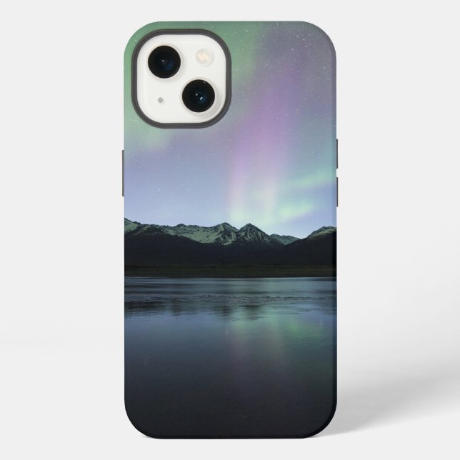 Pink Aurora Iphone Case (Back)