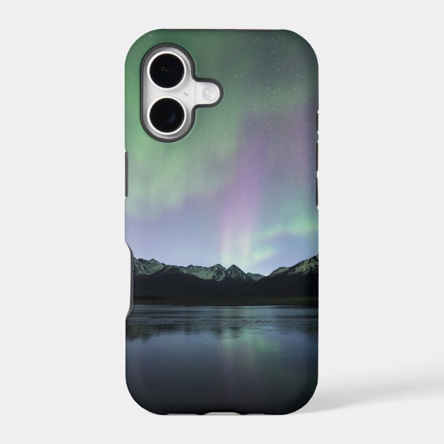 Pink Aurora Iphone Case (Back)