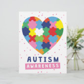 pink autism awareness (Standing Front)