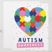pink autism awareness (Front/Back)