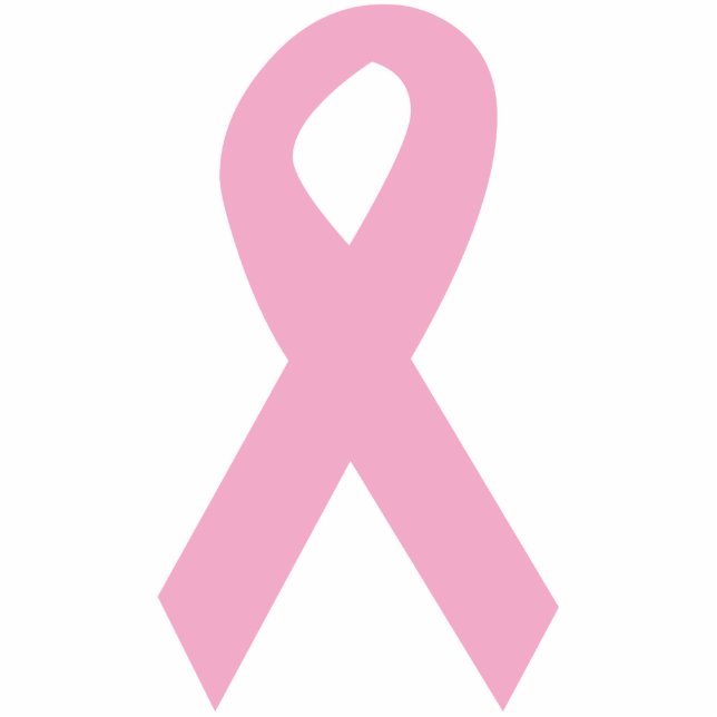 Pink Awareness Ribbon Cutout (Front)