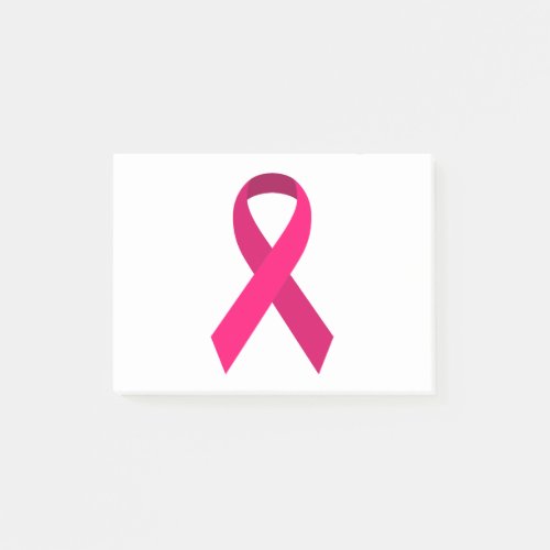 Pink Awareness Support Ribbon Post_it Notes