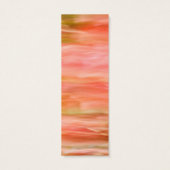 Pink Azalea Abstract Bookmarks (Back)