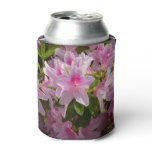 Pink Azalea Bush Spring Floral Can Cooler