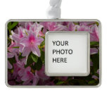 Pink Azalea Bush Spring Floral Christmas Ornament