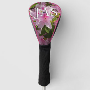 Pink Azalea Bush Spring Floral Golf Head Cover