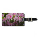 Pink Azalea Bush Spring Floral Luggage Tag