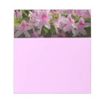Pink Azalea Bush Spring Floral Notepad