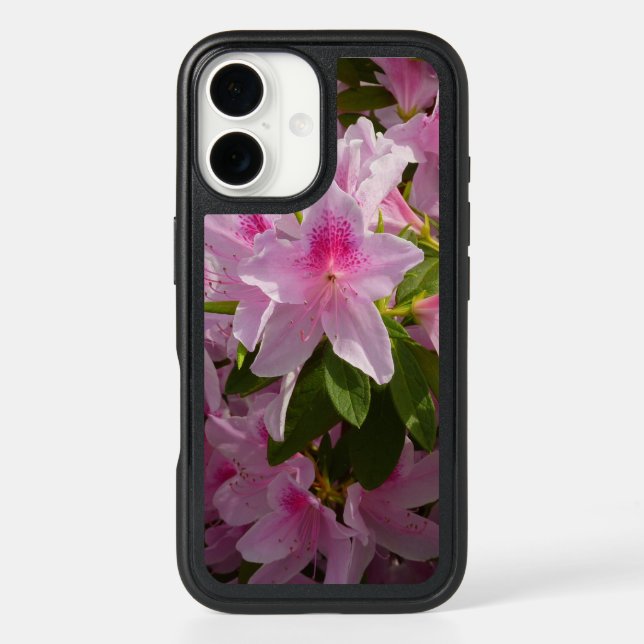 Pink Azalea Bush Spring Floral Otterbox iPhone Case (Back)