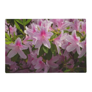 Pink Azalea Bush Spring Floral Placemat