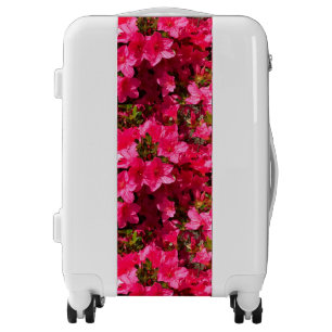 Pink Azaleas Floral Luggage Case