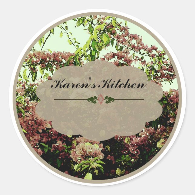 Pink Azaleas labels (Front)