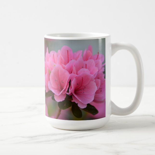 Pink Azaleas Mug (Right)