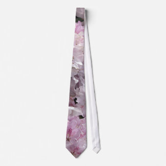 Pink Azaleas, Rhododendron Garden Flowers Tie
