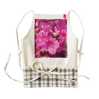 Pink Azaleas Zazzle HEART Apron