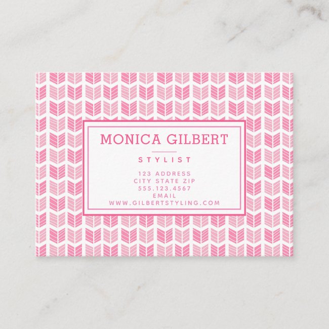 Pink Aztec Arrows Pattern