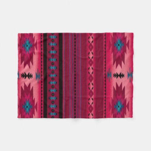 Aztec Print Fleece Blanket