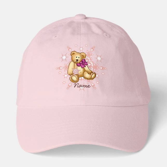Pink Baby Bear  hat (Front)