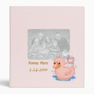 Pink Baby Ducky Album Binder