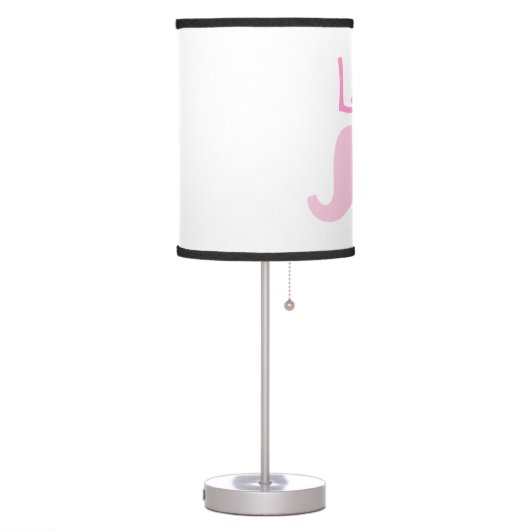 Pink Baby Elephant Lamp (Left)