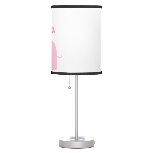 Pink Baby Elephant Lamp (Right)