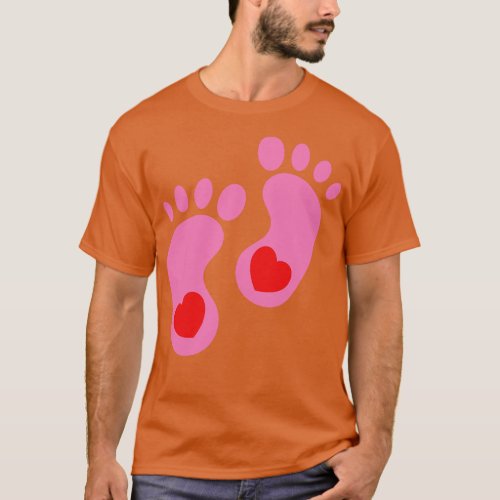 Pink Baby Feet T_Shirt