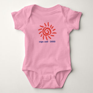 Pink Baby Girl Bodysuit  - Customized Text