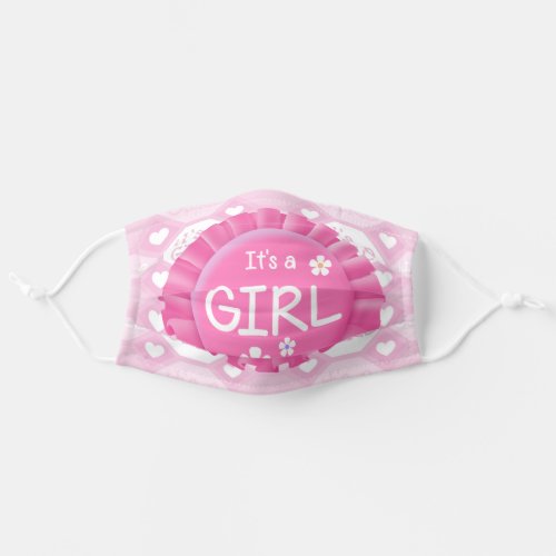 Pink Baby Girl Face Mask