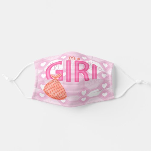 Pink Baby Girl Face Mask