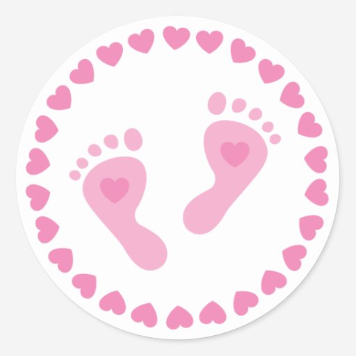 Custom Babyshower Sticker Templates Babyfavors4u