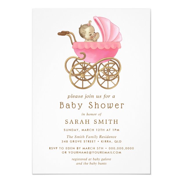 baby girl pram